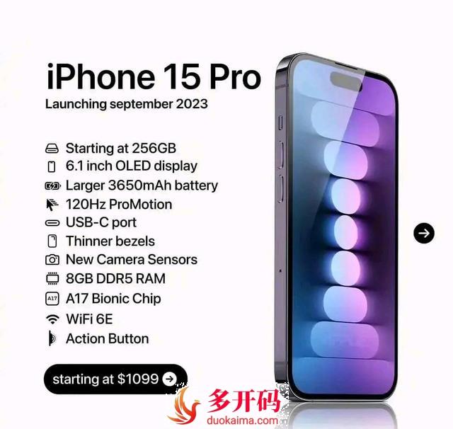 iPhone 15 Pro动作按钮新功能曝光,支持 9 种自定义功能!️(微信份身)